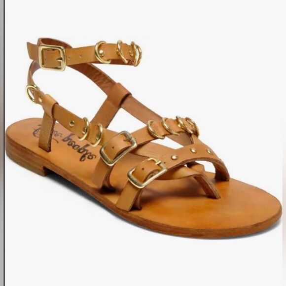 Free People Shoes - FREE PEOPLE Women’s Midas Touch Sandals Tan NIB Size 10